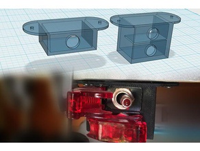Kippschalter Gehäuse 12v-Schalter diy 12v toggle switch 3d print model - Mito3D