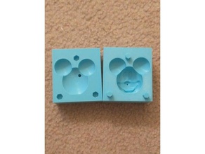 mickey mouse mold art bath bomb bathbomb box 3d print model - Mito3D
