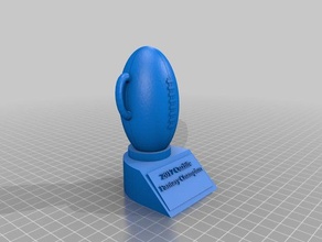 fantasy football L'impression 3d le américain champion espn de trophée 3d print model - Mito3D