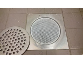 floor drain filter bathroom shower 3d print model - Mito3D