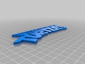 tmnt logo 3d printing 3d print model - Mito3D