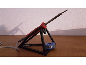 ferro de soldar suporte eletrônica solda estação 3d print model - Mito3D