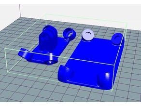anti-vibration gopro mount aktualisiert - Zubehör 3d print model - Mito3D