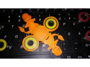 charmander fidget spinner mechanical toys 3d print model - Mito3D