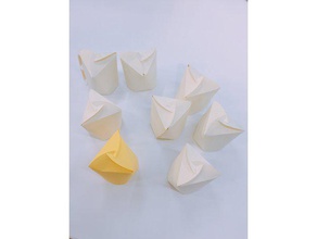 structure made paper math art origami 3d print model - Mito3D