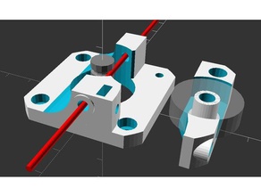 geändert kompakter bowden-extruder-Rahmen montiert 3d-Drucker-Extrudern 3d print model - Mito3D