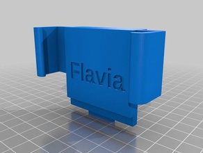 caso do iphone flavia telefone celular personalizado 3d print model - Mito3D