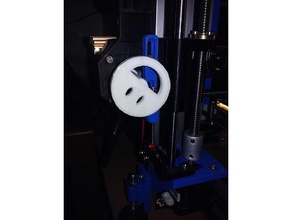 anet a8 stepper motor turning smile 3d printer accessories mods upgrade 3d print model - Mito3D