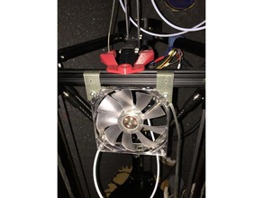 il raffreddamento di un estrusore utilizzare 12cm fan 2020 profili estrusi in alluminio macchine utensili 3d print model - Mito3D