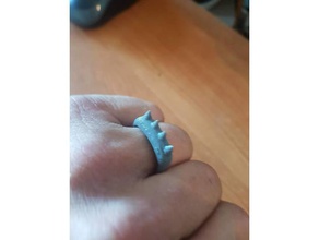 canadense dedo jóias anel auto-defesa vectary 3d print model - Mito3D