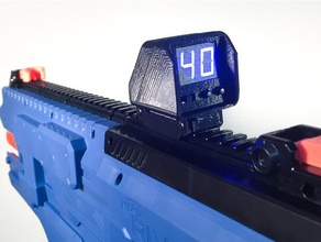 ammocounter universal kit v1 case electronics airsoft counter ammo arduino dart nerf blaster gun paintball 3d print model - Mito3D