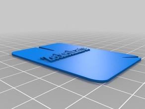 zeckenkarte 3d-drucken 3d print model - Mito3D