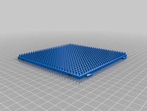 square pegboard perler beads toy & game accessories 3d print model - Mito3D