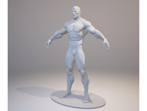 vücut geliştirmeci ücretsiz heykeller 3d print model - Mito3D