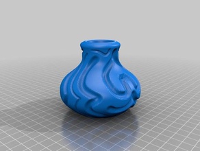 vase ornate 3 decor vases 3d print model - Mito3D
