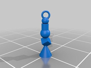 primative stack sculture 3d print model - Mito3D