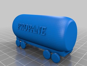 propane tanker 3d printing 3d print model - Mito3D