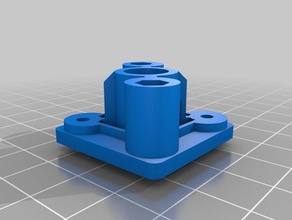 da vinci bed rail mount 3d printer parts 3d print model - Mito3D