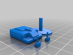 spaceship gunboat games tabletop game 3d print model - Mito3D