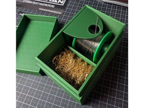soldering box tool holders & boxes solder tinspool toolbox 3d print model - Mito3D