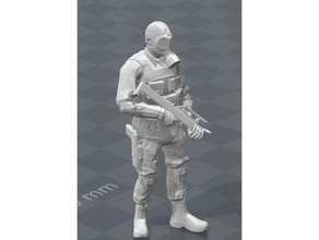 smoke rainbow six siege models 3dmodel statuette 3d print model - Mito3D