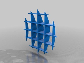 my customized parametric bookshelf household 3d print model - Mito3D