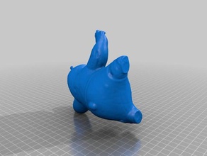 kung fu panda brinquedos & games 3dprintable Digitalização em 3d figura de ação a scan estática estátua 3d print model - Mito3D