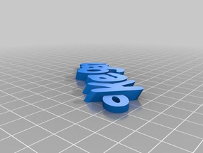 keegan organización personalizado 3d print model - Mito3D