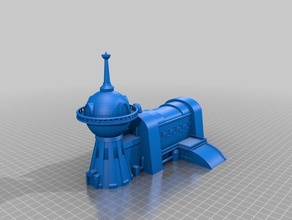 atualizado planet express construção de 1 peça A impressão 3d 3d print model - Mito3D