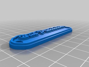 llavero final llaveros personalizado 3d print model - Mito3D