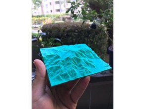 san jacinto pico de la topografía modelos 3d print model - Mito3D