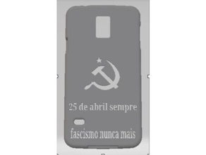 case samsung s5 mobile phone comunist galaxy 3d print model - Mito3D