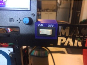 interruptor de apagado para impresora makerparts Impresora 3d las piezas 3d print model - Mito3D
