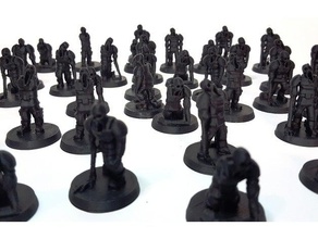 les gardes esclaves jeux chaos space marines du de guerre wargaming warhammer40k warhammer 40k zombie 3d print model - Mito3D