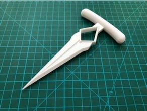 loki push dagger adereços vingadores cosplay punhal faca marvel prop 3d print model - Mito3D
