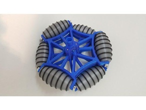 makewiths - sizeable omniwheel diy 3d print model - Mito3D