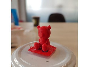 tiny teddy animals decorative teddybear bear 3d print model - Mito3D