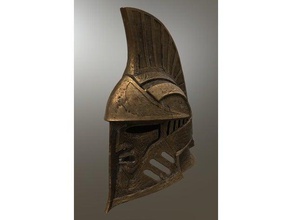 dwarven helmet skyrim props armor dwarves elderscrolls knight 3d print model - Mito3D