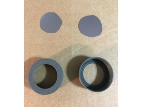 solar do suporte filtro de binóculos esporte & ao ar livre eclipse 3d print model - Mito3D