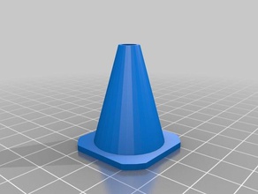 my customized customisable traffic cone rc r c vehicles 3d print model - Mito3D