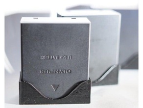 olympus blh-1 Pil kapağı şarj göstergesi sanat araçları pil Kutusu tutucu kutusu 2 e-m1 mark markıı e-m1ii e-m1mkii mikro dört üçte 3d print model - Mito3D