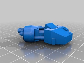 extra weapons garin's dreadnought toy & game accessories 28mm 40k flamer melta warhammer 3d print model - Mito3D