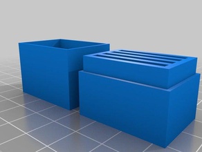 my customized parametric sd card box computer 3d print model - Mito3D