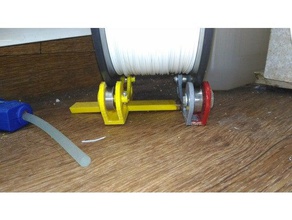 adjustable filament spool holder 3d printer parts 608 bearing bobbin bobine fillament spoolholder support universal 3d print model - Mito3D