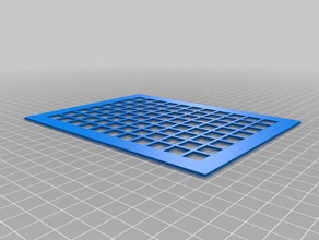 my customized openscad grid creator parameterised pets 3d print model - Mito3D
