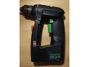 festo cordless drill cdd 12 supporto della batteria utensili a mano porta trapano festool lipo 3d print model - Mito3D