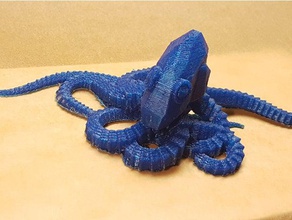 lets try plastic reef 2 random octopus generator decor customized 3d print model - Mito3D
