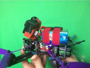 drone action cam holder r c vehicles envivo mount 3d print model - Mito3D