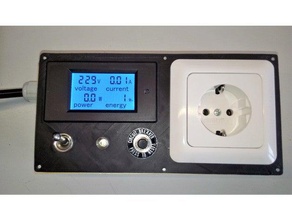 power meter peacefair pzem-021 3d print model - Mito3D