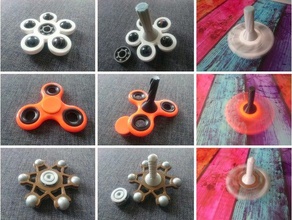 universal fidget spinner spinning top converter mechanical toys adapter 3d print model - Mito3D